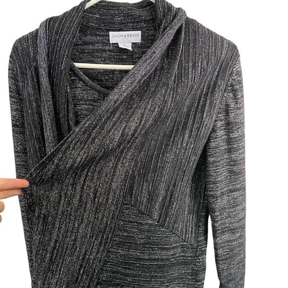 Glittery Blazer Tops for Women - Picture 6 of 7